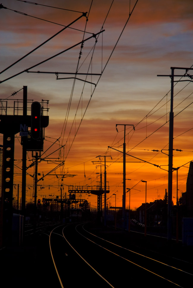 Dutch Train Station