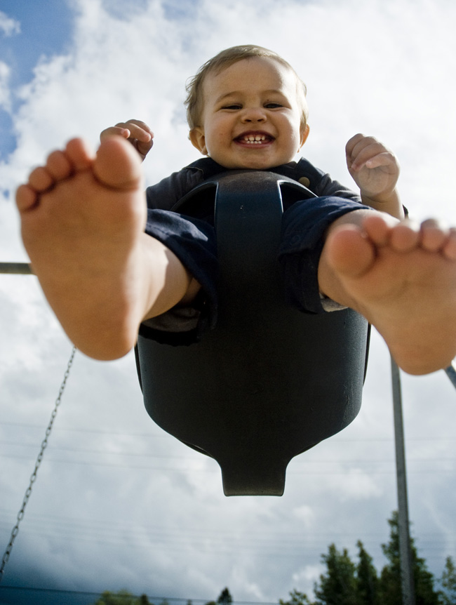 Oscar on the Swings